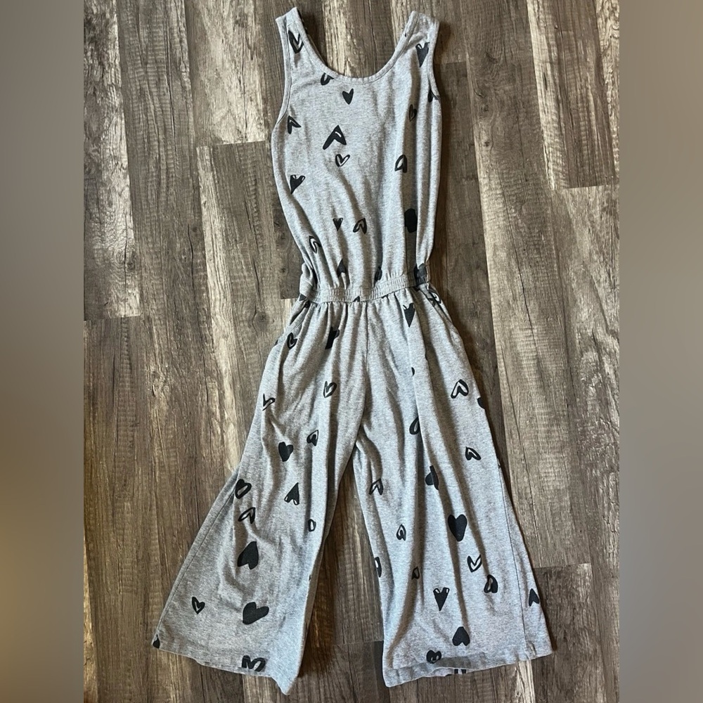 Joah Love Heart Print Girls Romper Size 12